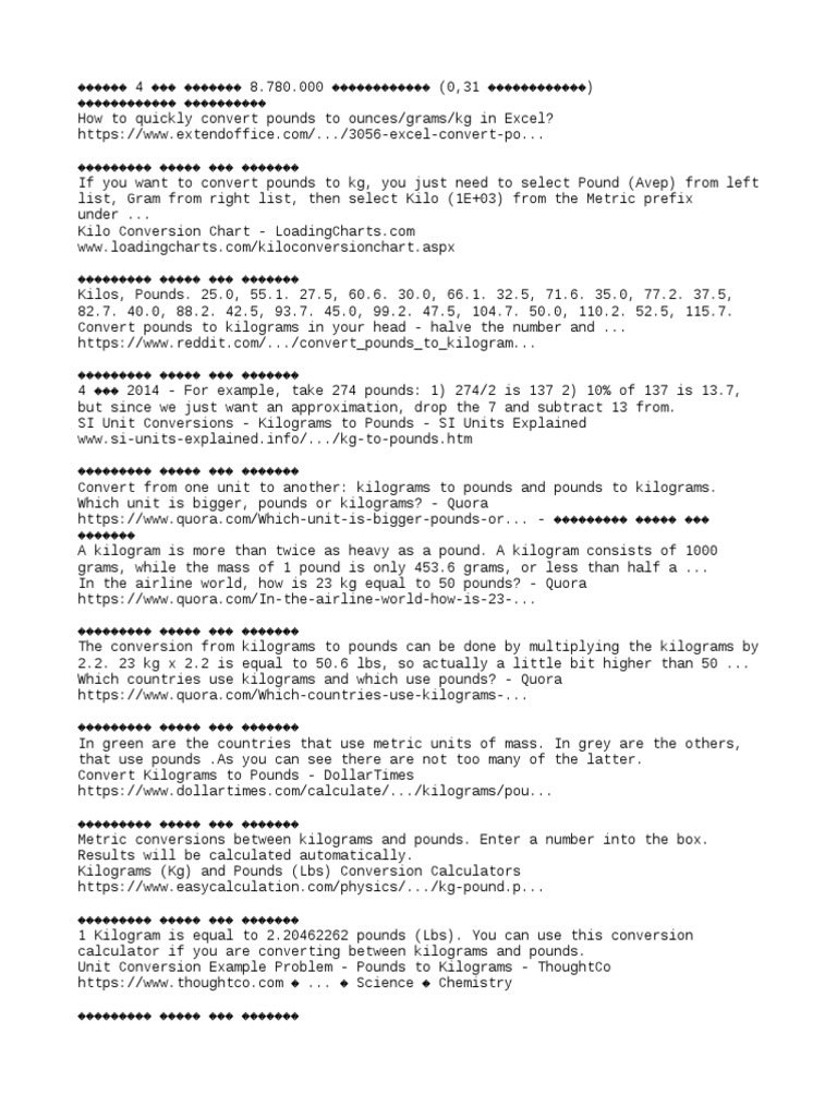 Dfsfcdgd 476 Pound Mass Kilogram