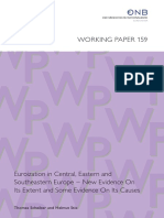 Euroization in Central, Eastern and Southeastern Europe – New
