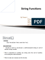 String Functions: by Team-1 Prasanna A Alka Mary Abraham Minimol T K Jacob Tisson