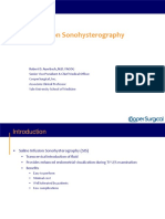 Saline Infusion Sonohysterography