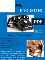 Telephone Etitqutes
