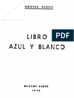 Libro Azul y Blanco - Peron Juan Domingo