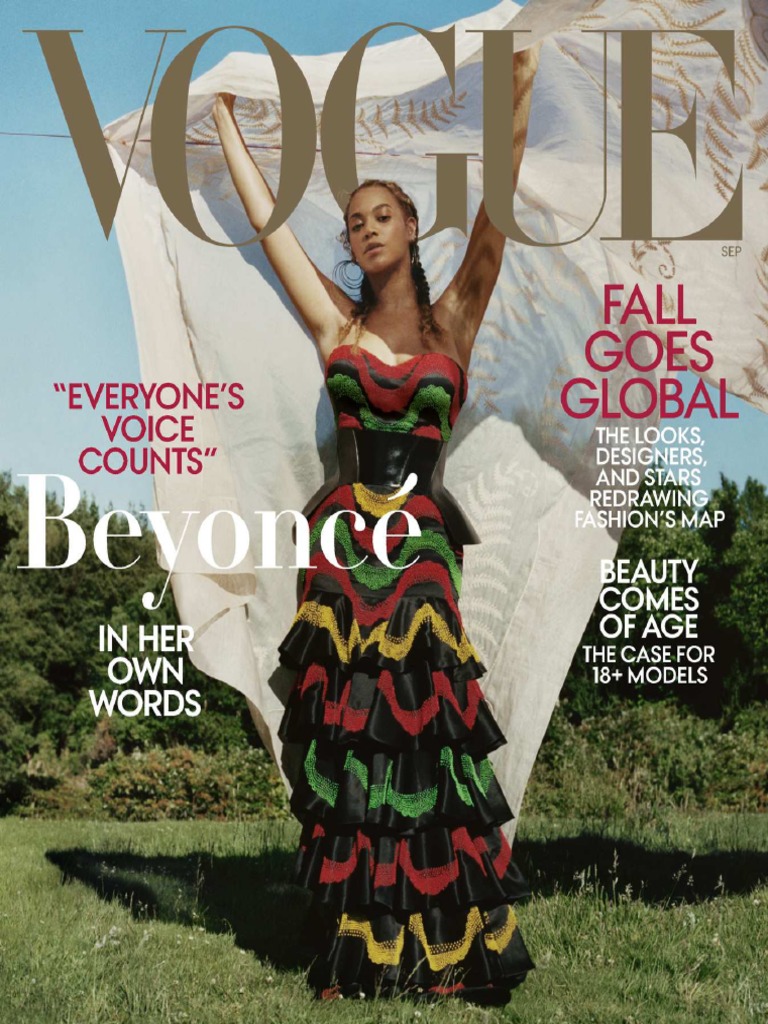 Vogue USA September 2018 | PDF | Vogue (Magazine) | Eyebrow