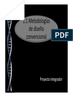 1.1 Metodologías de Diseño Convencional