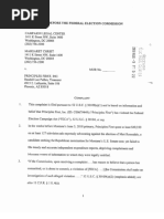 Principles First FEC Complaint