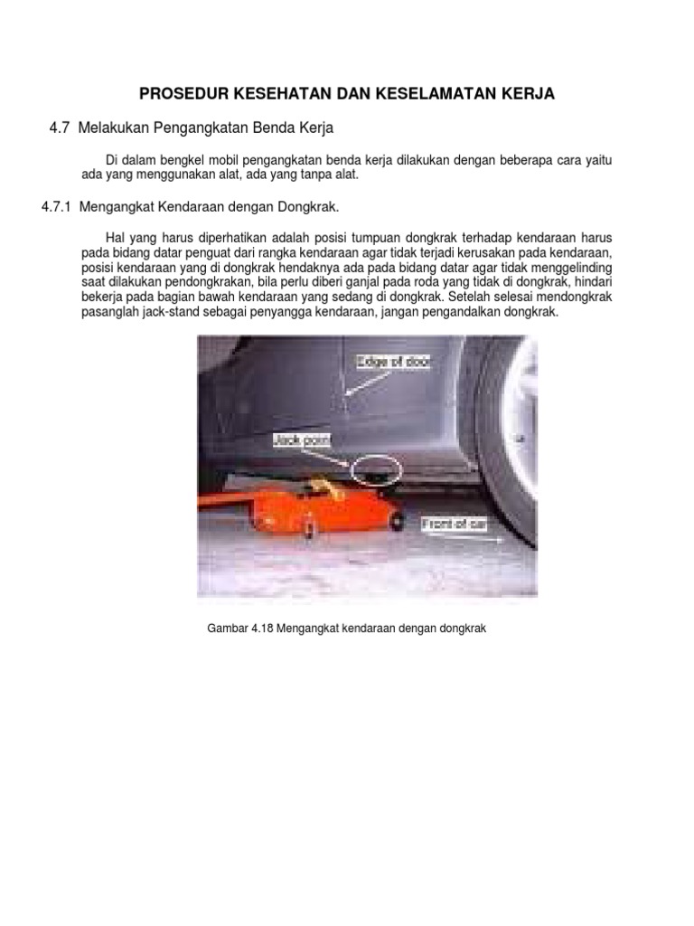 Materi Pengangkatan Benda Kerja