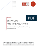 Estanque Australiano TV-68 - Especificaciones (1)