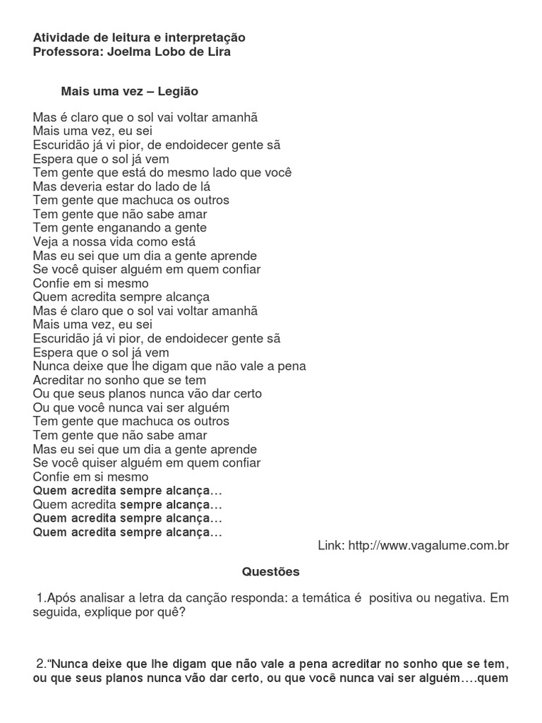 Mais Uma Vez | PDF, image size:768x1024