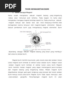 Teori Kemagnetan Bumi