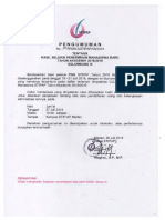 Pengumuman PMB 2018 Gel 3 PDF