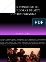 Jorge Miroslav Jara Salas - Primer Congreso de Trabajadorxs de Arte Contemporáneo