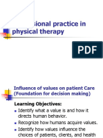 Professional Practice in Physical Therapy