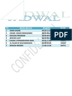 Jadwal 2018-2019