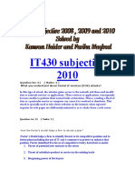 IT430 Subjective PDF