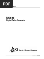 User Manual: Digital Delay Generator