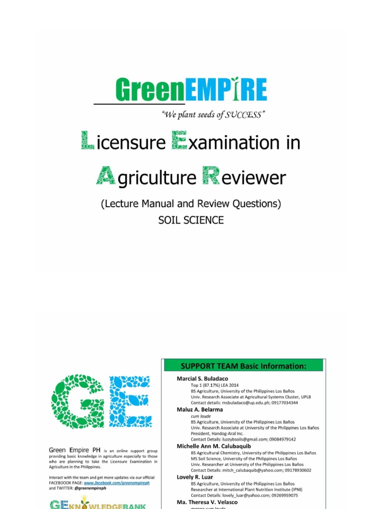 Soil intelligence overview
