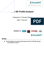 H264 Profile Analysis