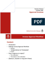 Approval Invoices: Faculty of Science November 2009