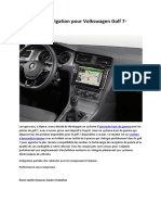Système de Navigation Pour Volkswagen Golf 7