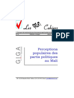 Mali. Perceptions Populaires Des Partis Politiques Au Mali - Greatmali.net, 2008.01-03