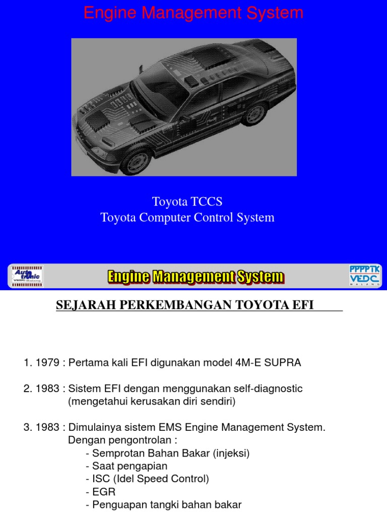 Sistem Manajemen Mesin Toyota Soluna | PDF | Komputer | Teknologi ...