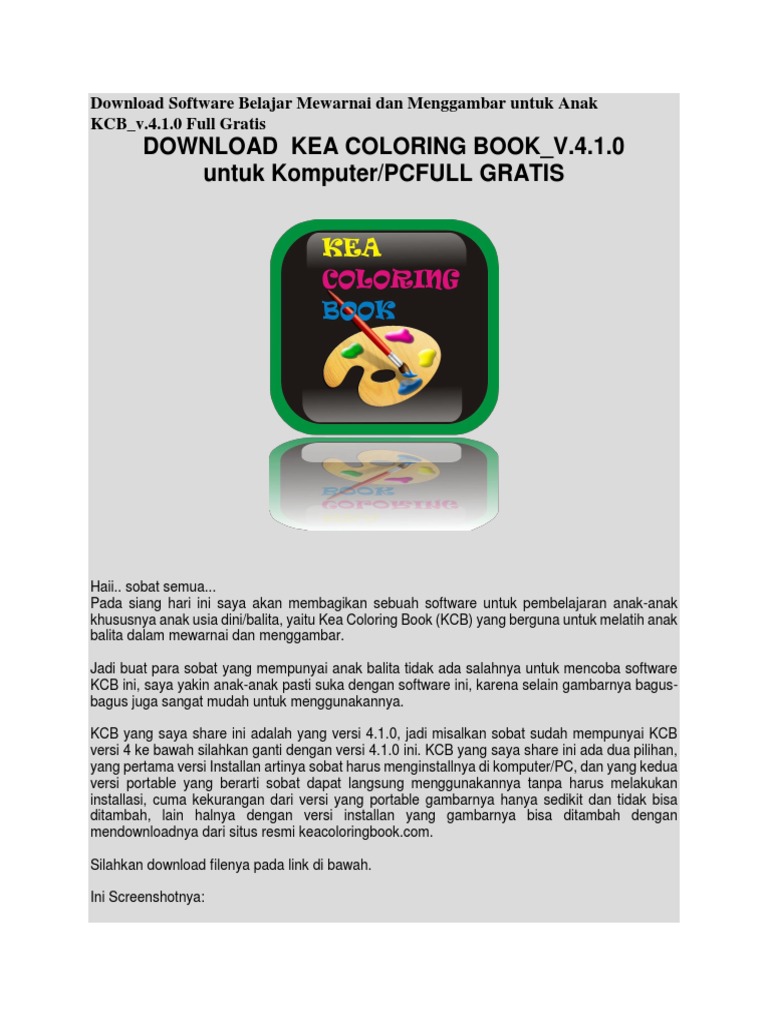 4500 Download Kea Coloring Book For Windows Free