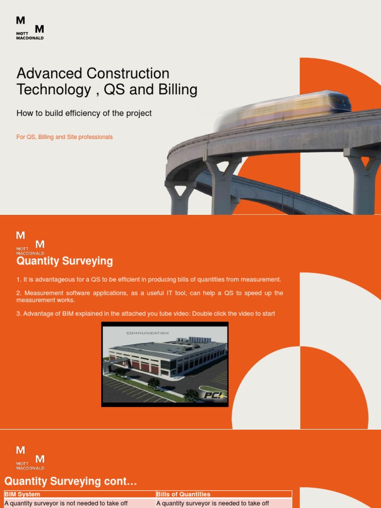 Quantity Surveying and Billing | PDF | Building Information Modeling ...