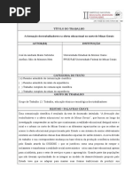 GT 12 a Formação Social Dos Trabalhadores NMG