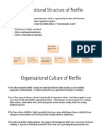 Organisational Structure of Netflix