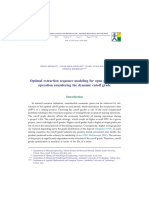 Optimal Extraction Sequence Modeling PDF