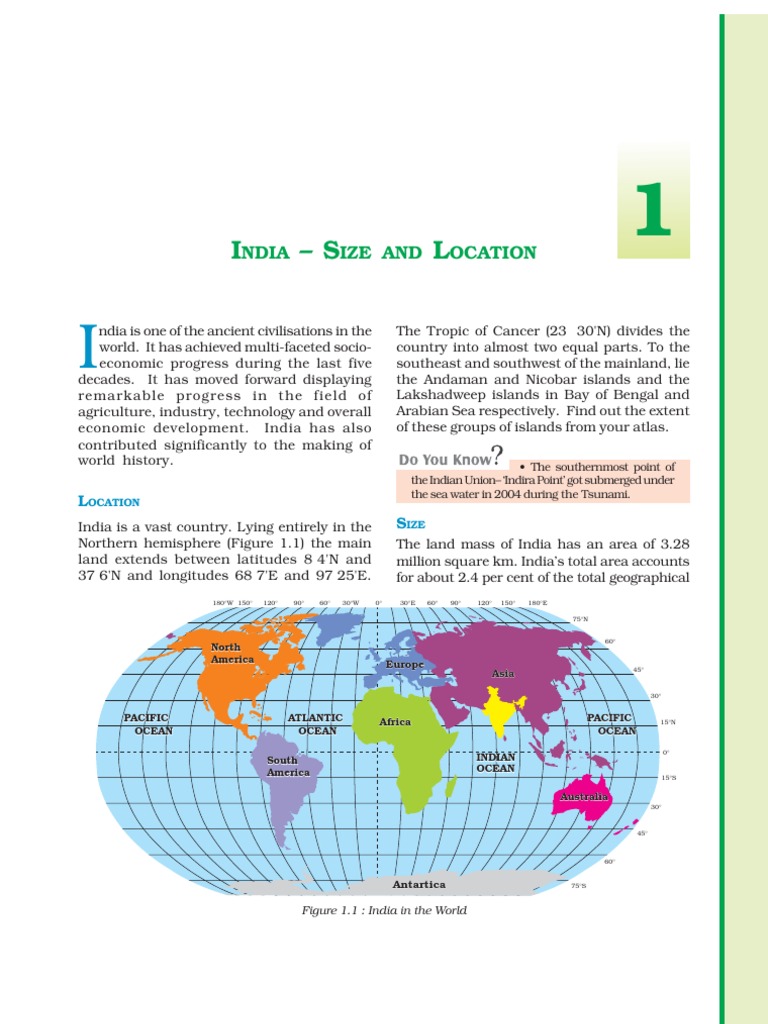 Class9 Geography Unit01 NCERT TextBook English Edition Earth & Life