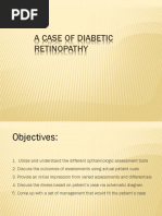 A Case of Diabetic Retinopathy