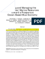 Valuing and Managing The Philippines' Marine Resources Toward A Prosperous Ocean-Based Blue Economy