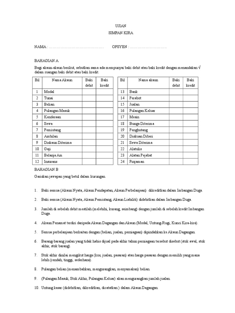 Kertas Soalan Pt3 Kemahiran Hidup 2015 Nice Info B
