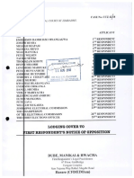 Mnangagwa Opposing Papers Election ConCourt Challenge