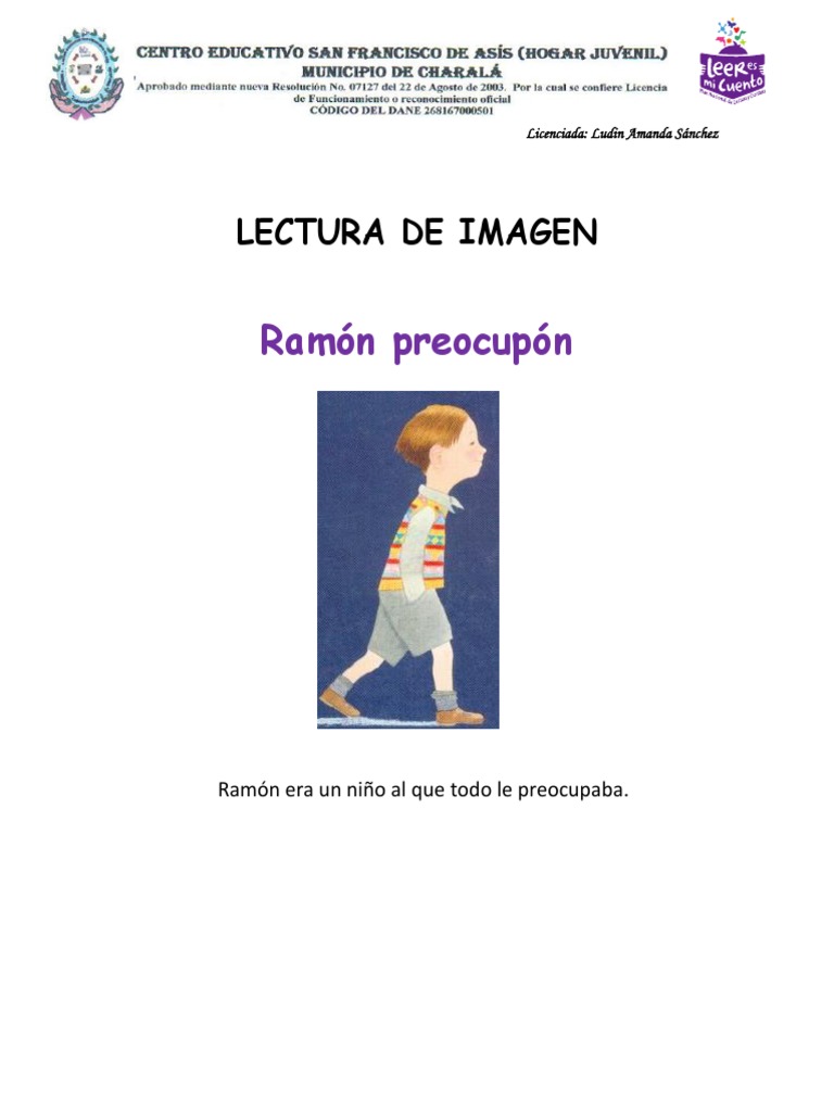 Ramon Preocupon Ficha de Trabajo PDF | PDF