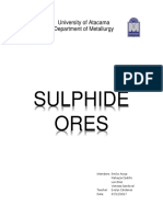 Sulphide Ores: University of Atacama Department of Metallurgy