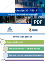 Plan de Acción de BU 2017-2018