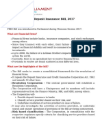 The Financial and Deposit Insurance Bill 2017