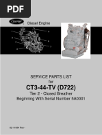 CT3-44-TV Carrier Partes Motor