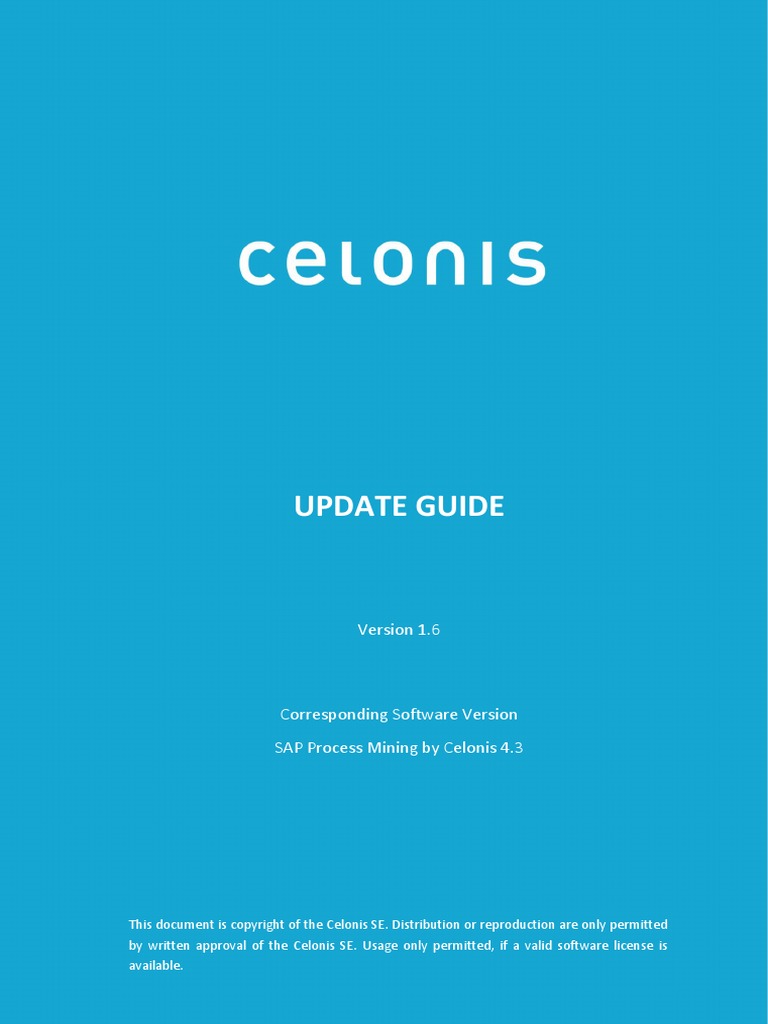 SAP Process Mining by Celonis 4.3 Update Guide 1.6 | PDF | Sap Se ...