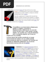 HERRAMIENTAS DE CARPINTERIA