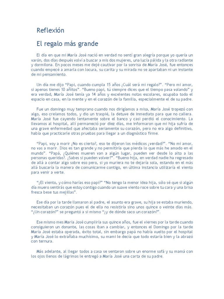 El Regalo Mas Grande Amor Ocio