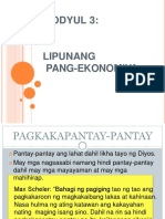 Module 3-Lipunang Pang-Ekonomiya