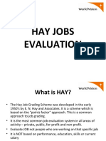 Hay Jobs Evaluation
