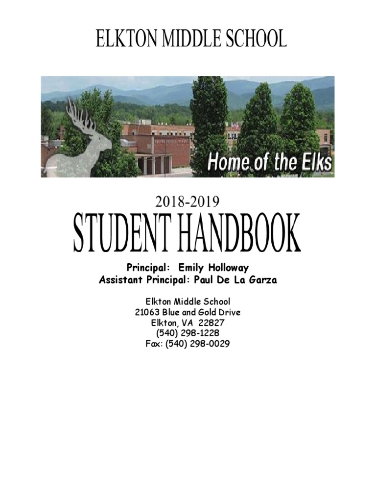 Student Handbook 2018-2019 | PDF | Homework | Schools