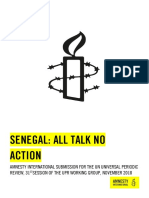 SENEGAL: ALL TALK NO ACTION (Amnesty International)