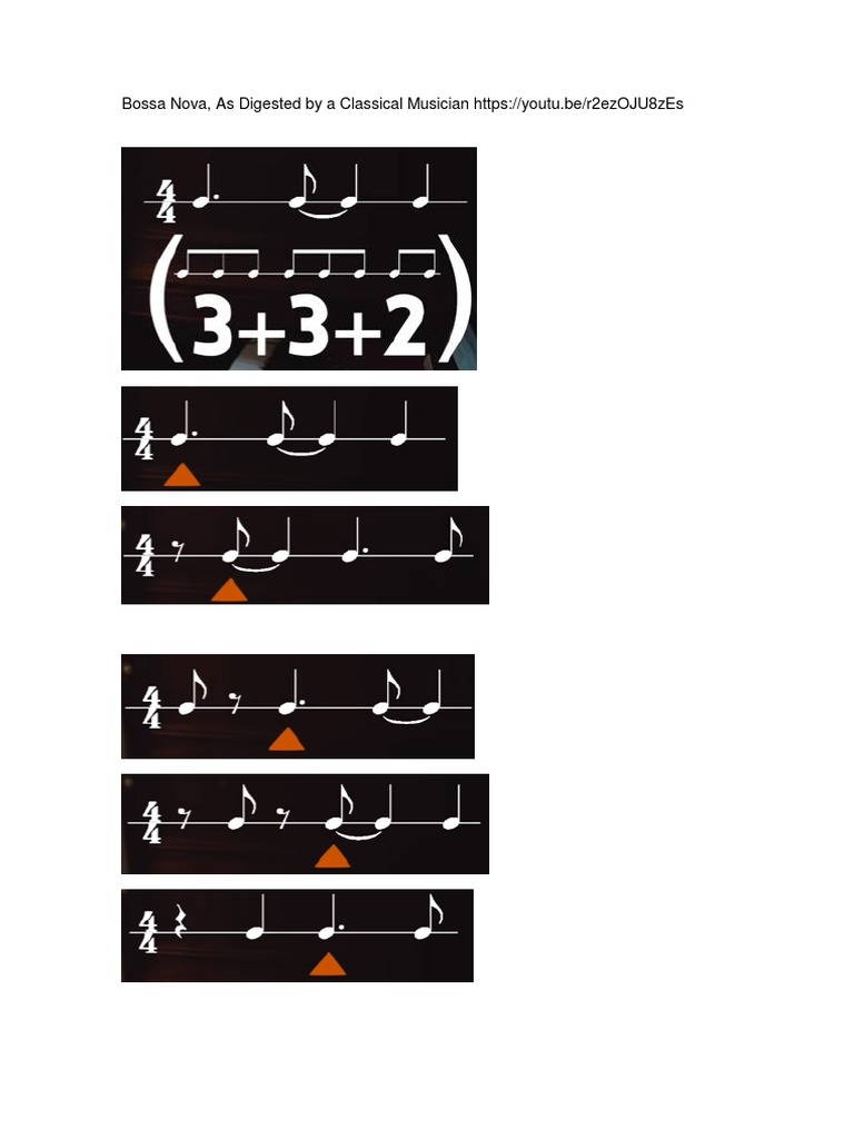 Bossa Nova Explained by Classical Musician | PDF