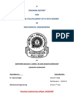 A Training Report FOR The Partial Fullfillment of B.Tech Degree IN Mechanical Engineering