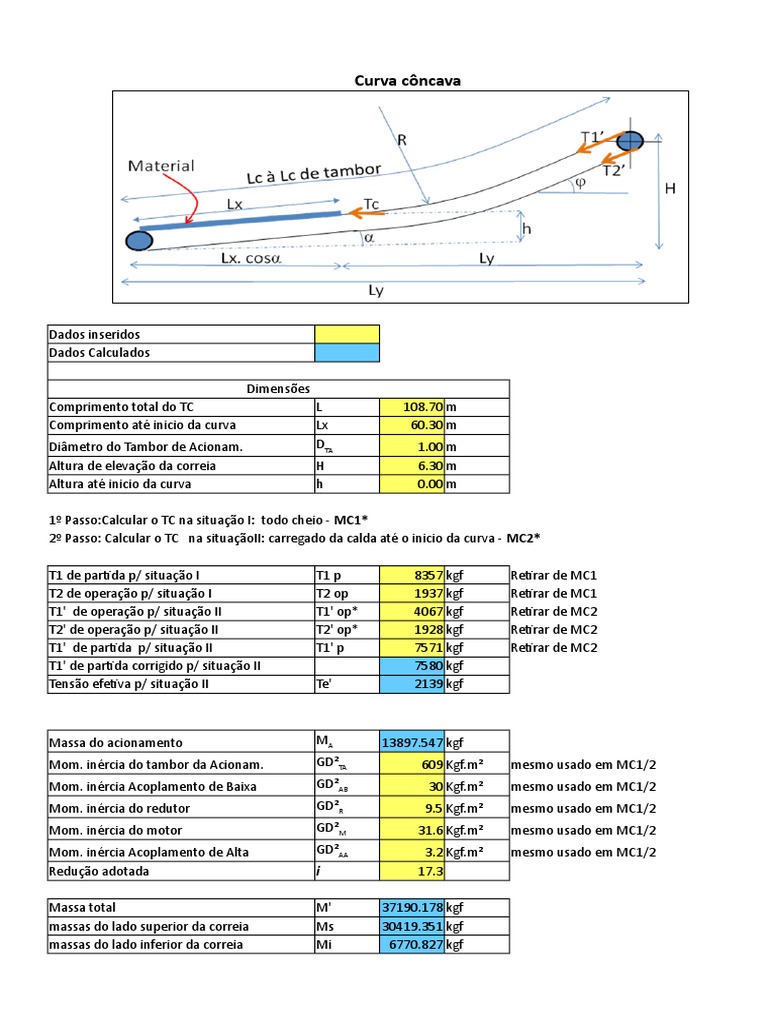 Curva Concava | PDF | Taxas temporais | Engenharia Mecânica